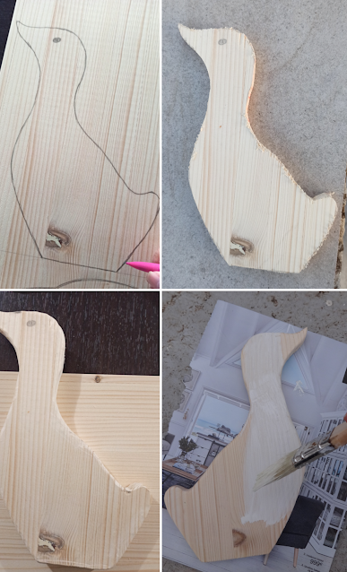 Ovillo de Eli: Patito y Huevo - Decoraciones en Madera