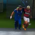 Gabigol tem lesão ligamentar no tornozelo; Flamengo descarta fratura