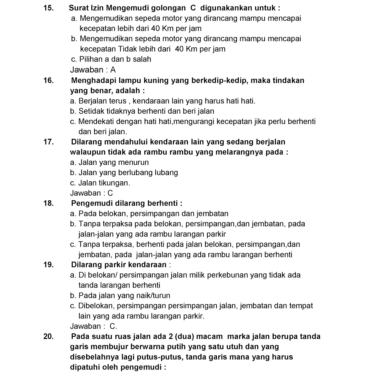 Soal Soal Tes Smk Telkom Bandung