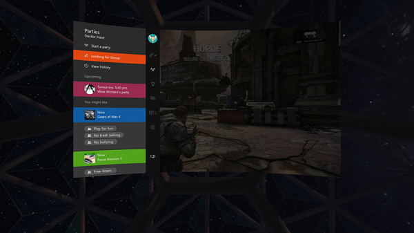 Transmisión de Xbox One a la aplicación Oculus Rift