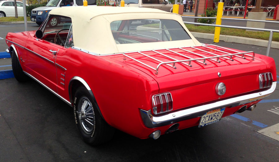 JustaCarGal: Mustang Ragtop at Costco