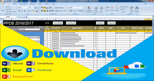 Aplikasi PPDB Excel Tahun 20162017 Revisi Terbaru
