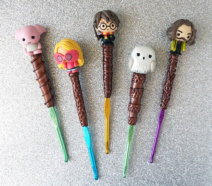 Harry Potter Wand Crochet Hooks artsyfartsy mama
