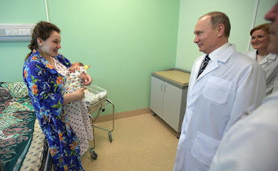 Vladimir Putin, new perinatal centre.