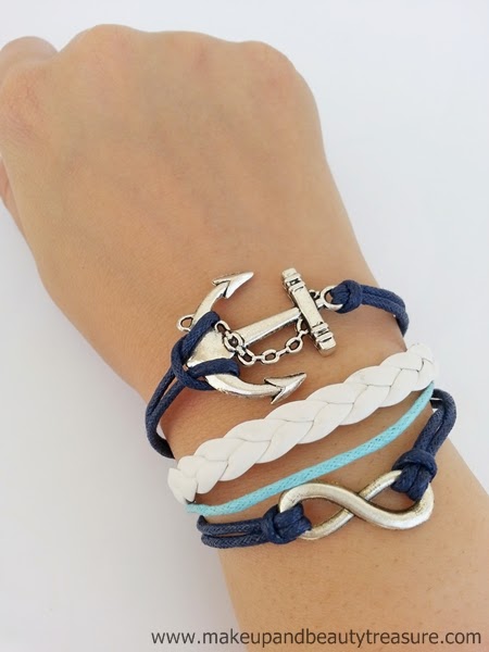 best makeup beauty mommy blog of india: Leather Charm Bracelet Review