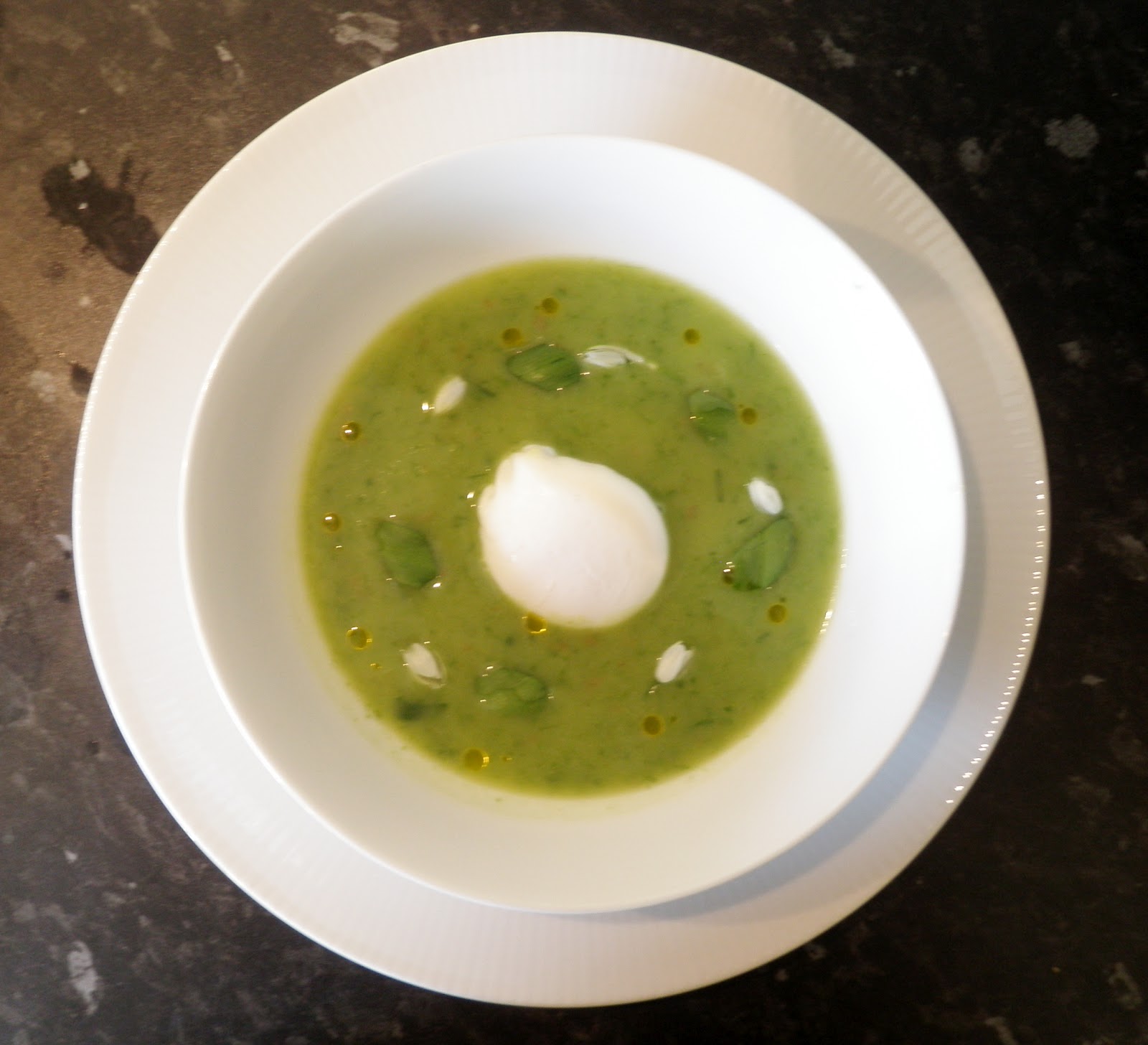 The Albafoodie Wild leek and potato soup