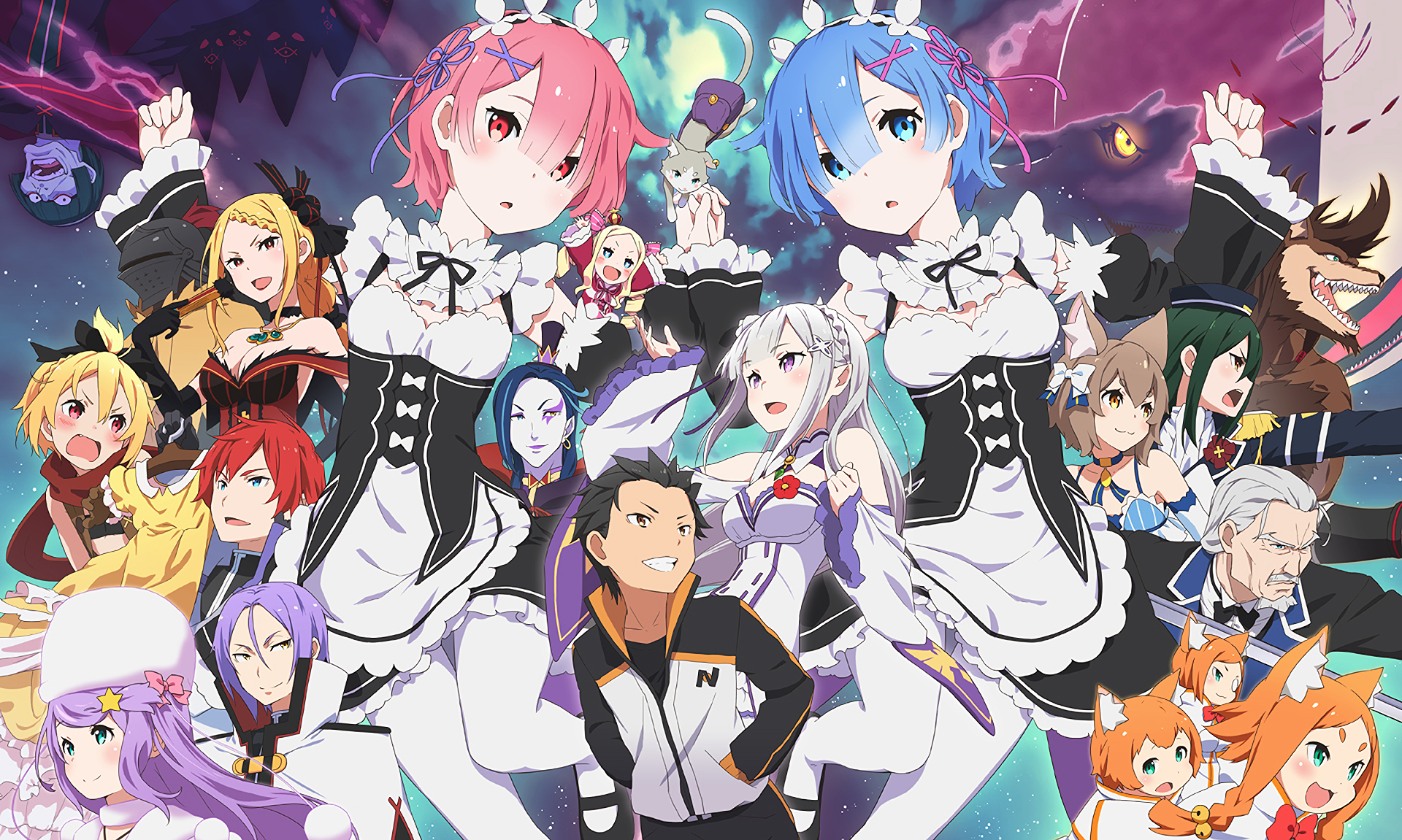 Download Re Zero Starting Life In Another World Tv Series For iPhone Wallpaper Re Zero Starting Life In Another World Tv Series Desktop Wallpaper Free