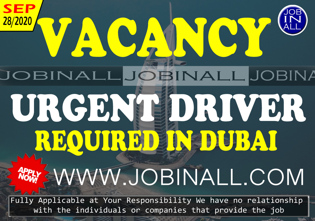 If you're looking for a job, we're here to help you follow the posts we post all day Job Dubai