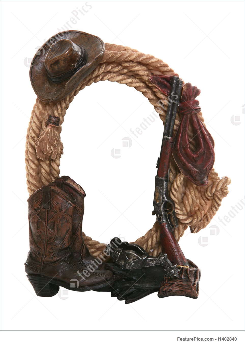 Cowboy Photo Frames Table Frame