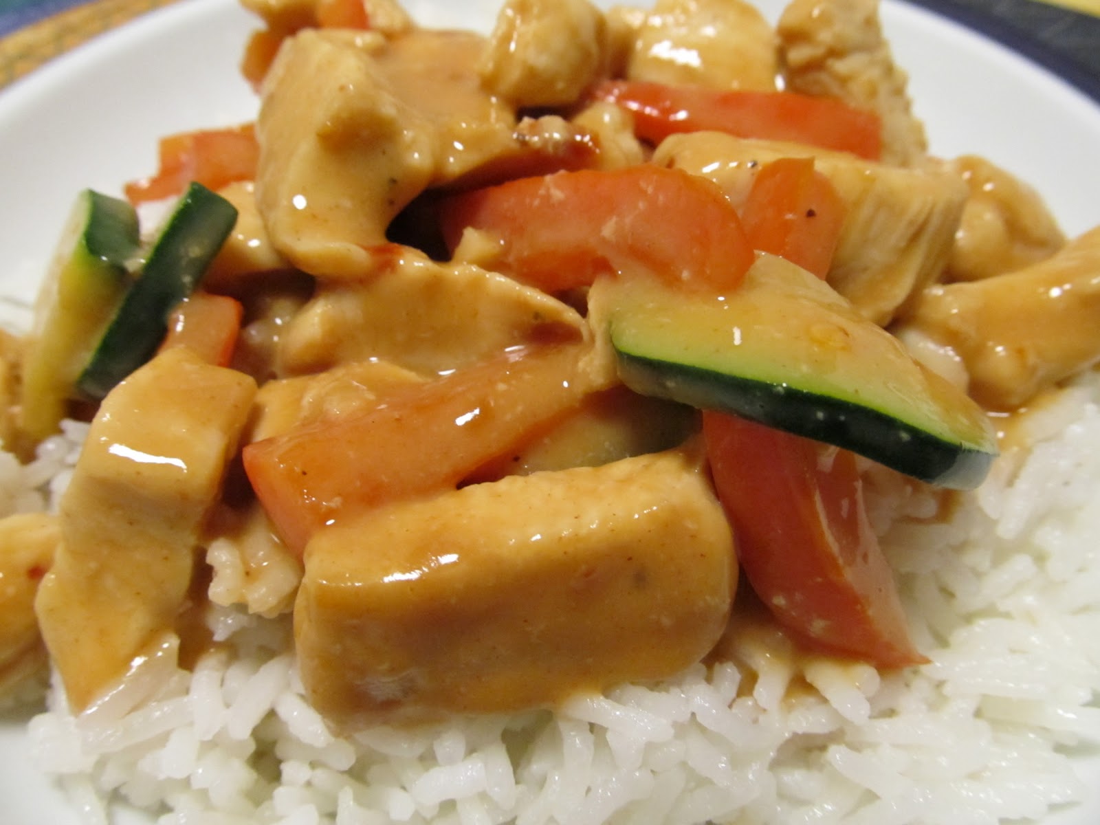 Jenn's Food Journey Thai Peanut Chicken Stir Fry