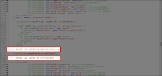 Repérer la balise et ajouter un code XML avant ou après la balise