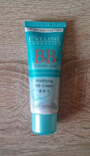 EVELINE, BLEMISH BALM, krem BB 8w1, cera jasna