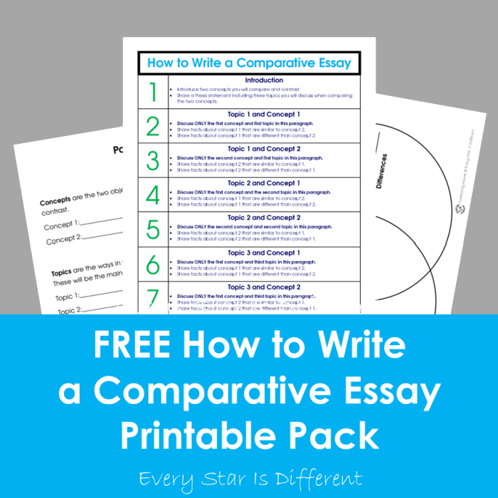 paragraph starters for comparative essays