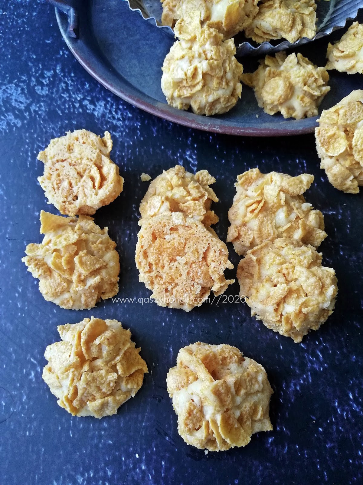 Resepi biskut cornflakes crunchy sukatan cawan