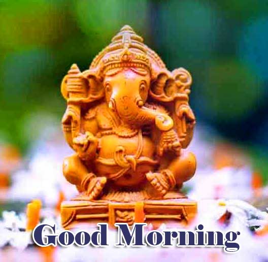 Good Morning Ganpati Bappa DP | GM Ganesha images Download