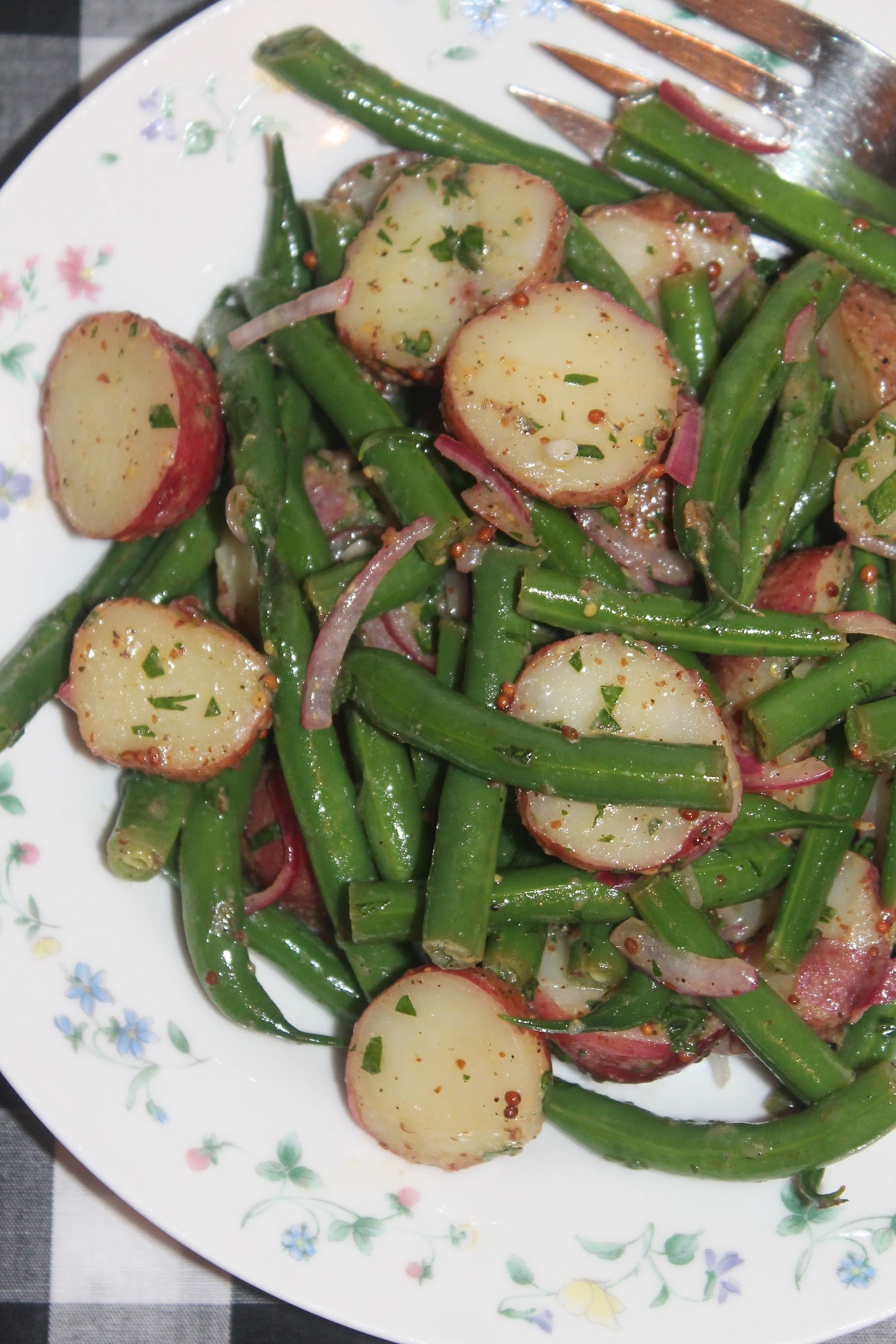 Savory Moments Green bean and red potato salad