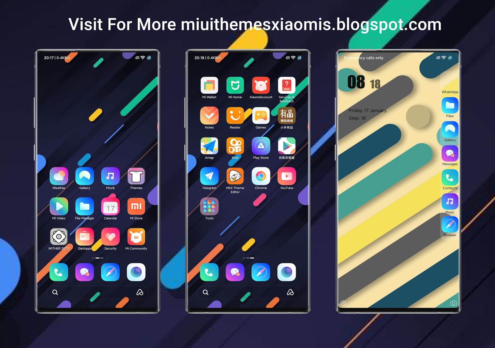 Whiter ColorFull V10 & V11 Theme Downloaded For Xiaomi Mobile !! Xiaomi