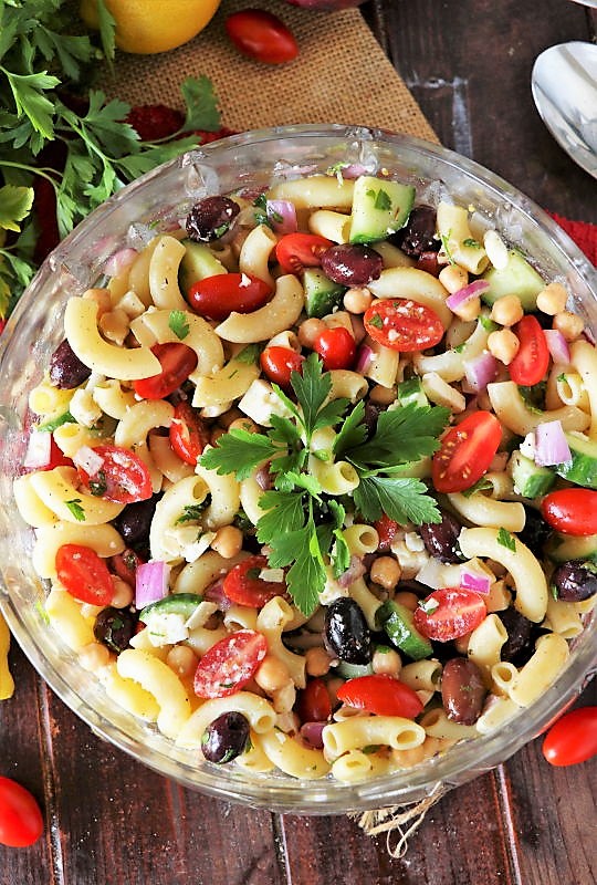 Greek Macaroni Salad The Kitchen is My Playground