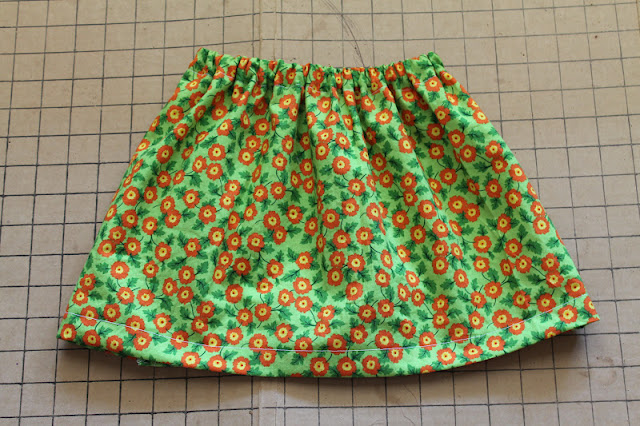 Seamingly Smitten: Simple Skirt tutorial - How to sew a skirt
