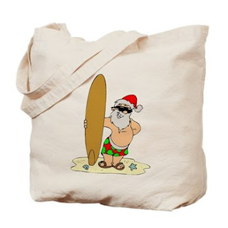 Surfing Santa