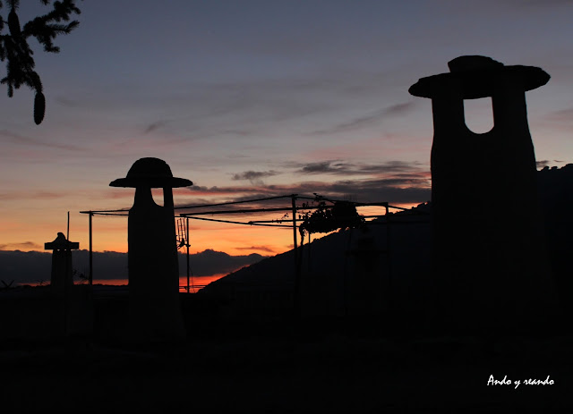 Puesta de sol en la Alpujarra