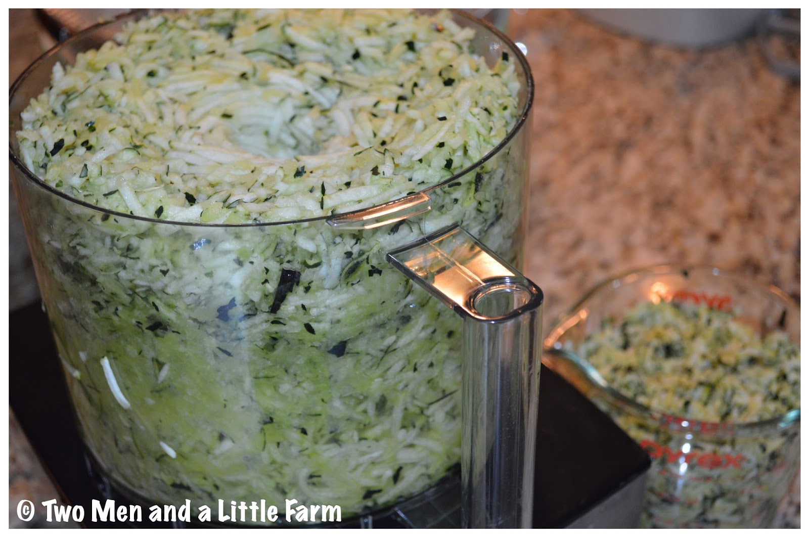 Two Men and a Little Farm HOW TO SHRED AND FREEZE ZUCCHINI FOR LATER USE