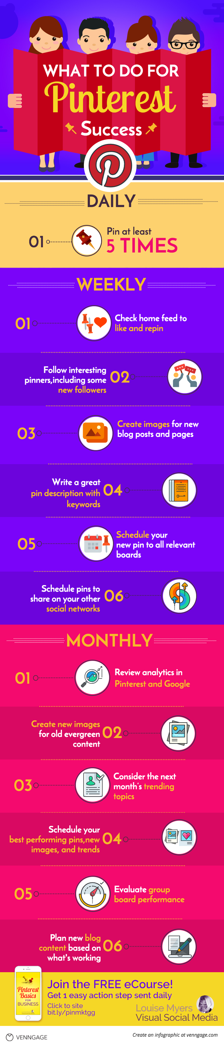 What To Do For Pinterest Success - #infographic