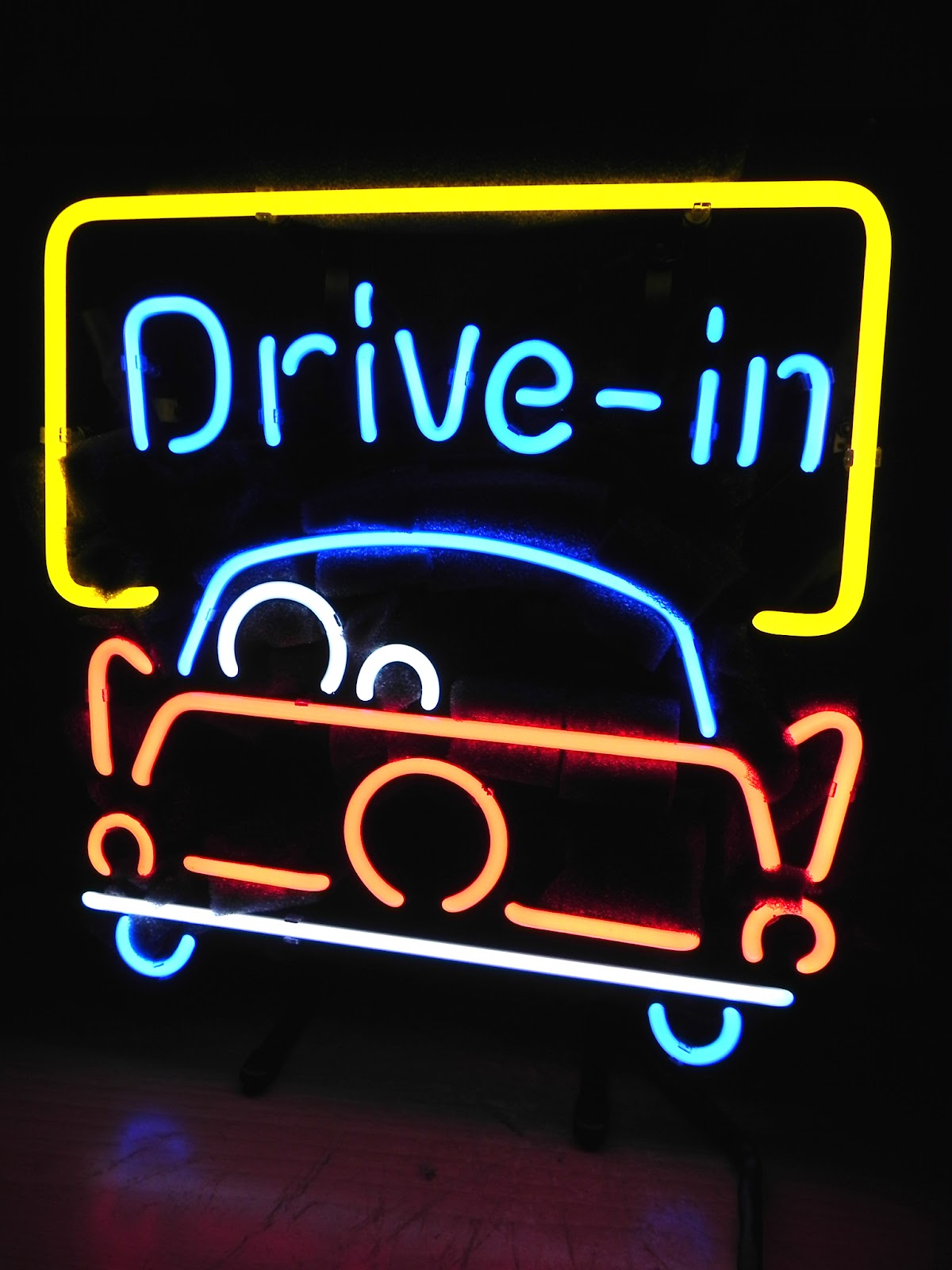 Wiki Neon Sign Blog DriveIn Car Neon Sign !! Custom Order & Design OK
