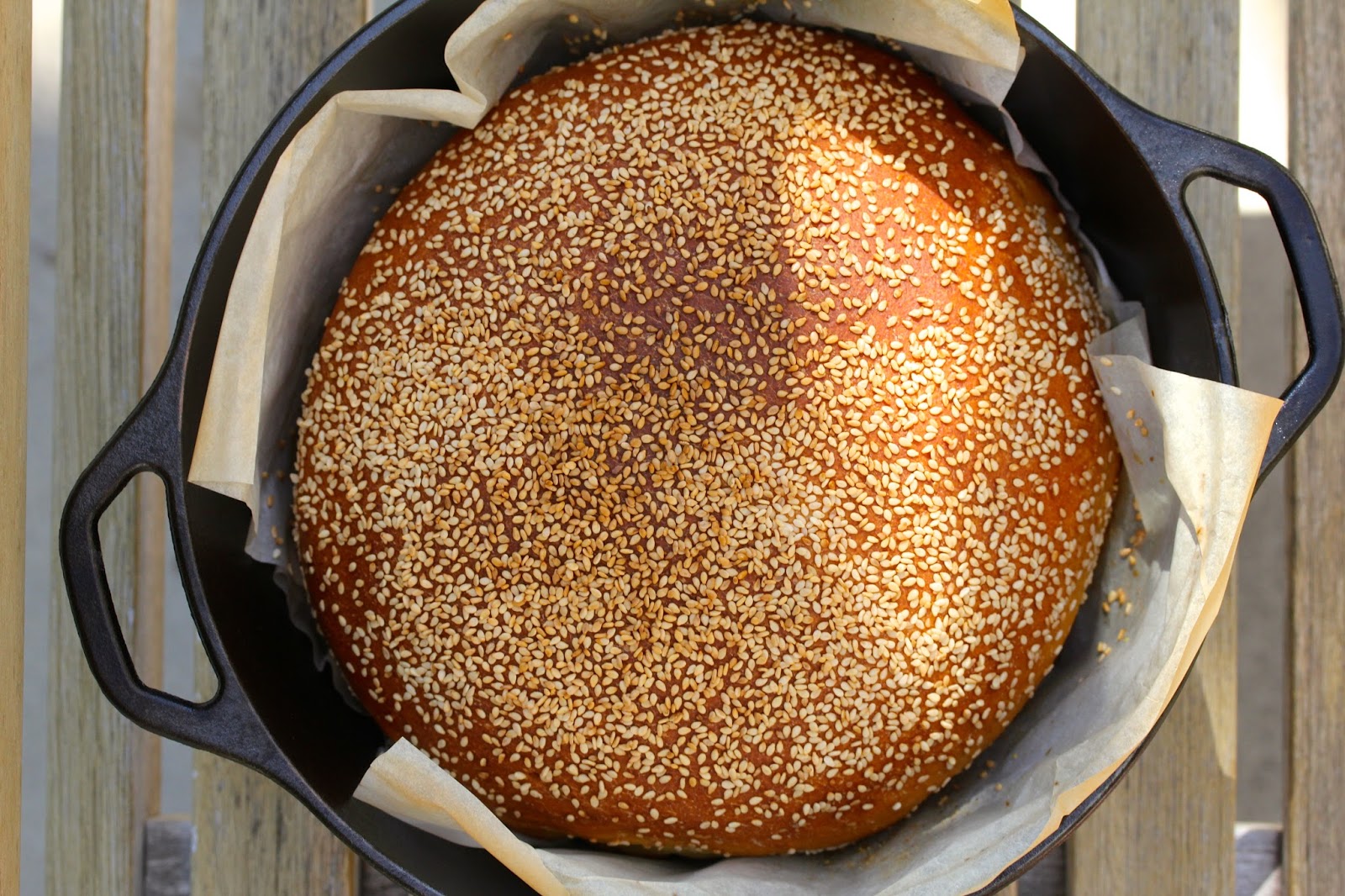 Sesame Seeded Semolina Bread Karen's Kitchen Stories