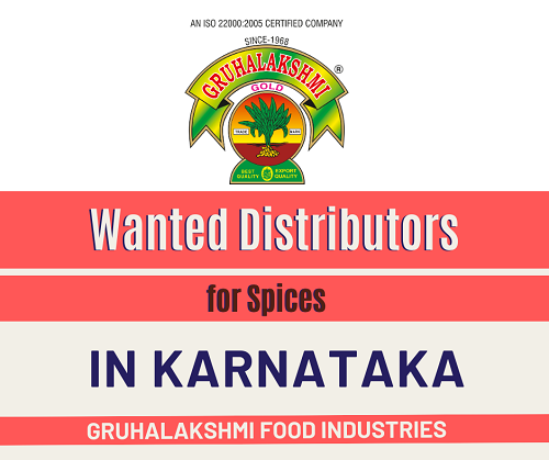 Wanted Distributors for Spices Products in Karnataka Wanted Distributors for Spices Products in Karnataka