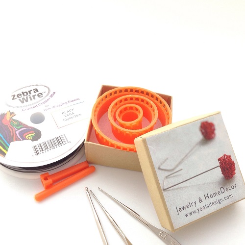 Wire Crochet Tool ISK Invisible Spool Knitting Starter Tool Set