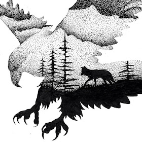 01-Eagle-and-Fox-Thiago-Bianchini-Eclectic-Collection-of-Drawings-and-Illustrations-www-designstack-co