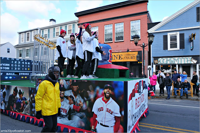 Boston Red Sox en el Desfile de Acción de Gracias de Plymouth