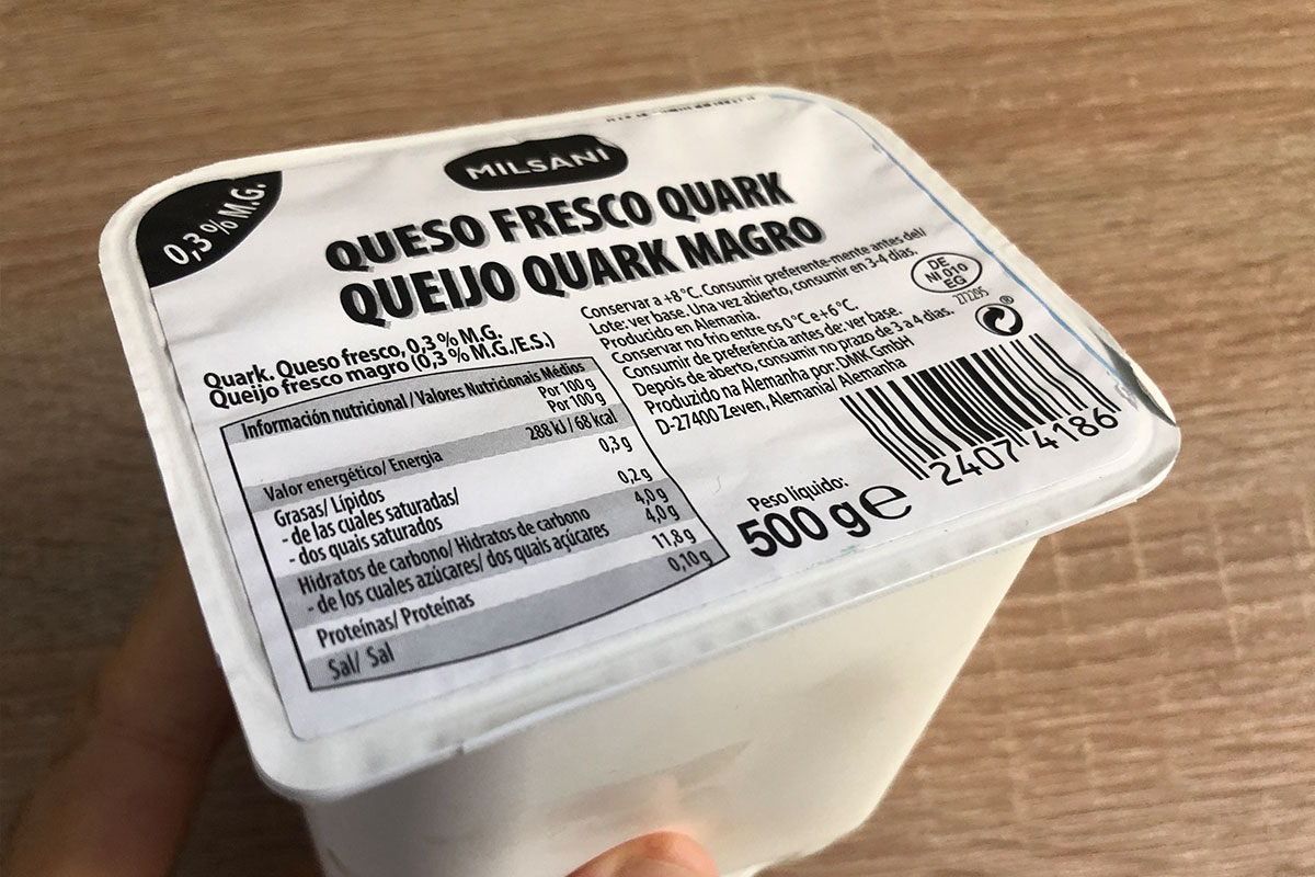 Cheescake de Quark y Queso Viejo Tostado de Mercadona Mi Cocina Saludable