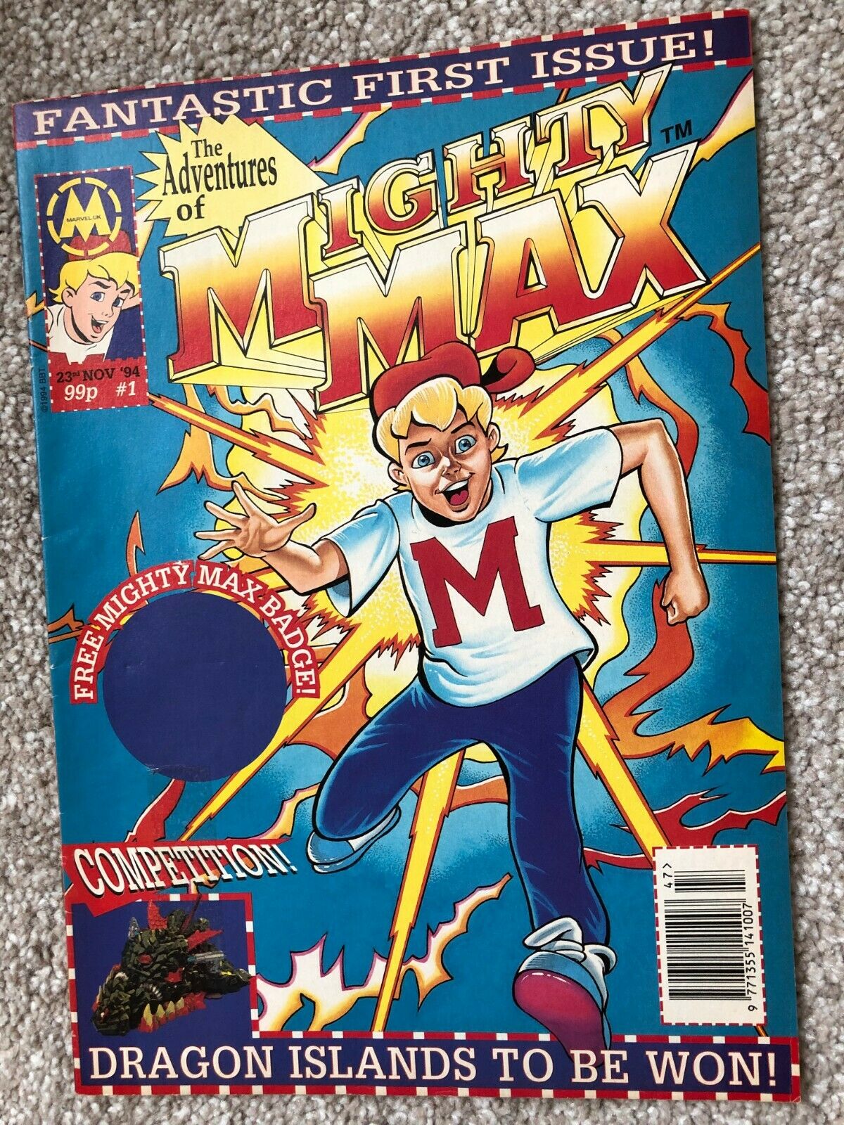 Boys Adventure Comics Mighty Max comic part 1