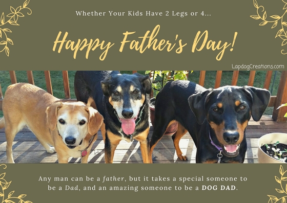 fathers day dog dad rescue puppy