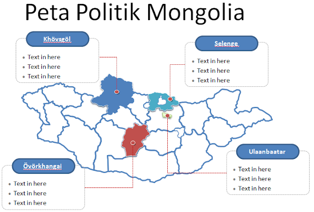 image: Slide 2 Template PPT Peta Mongolia