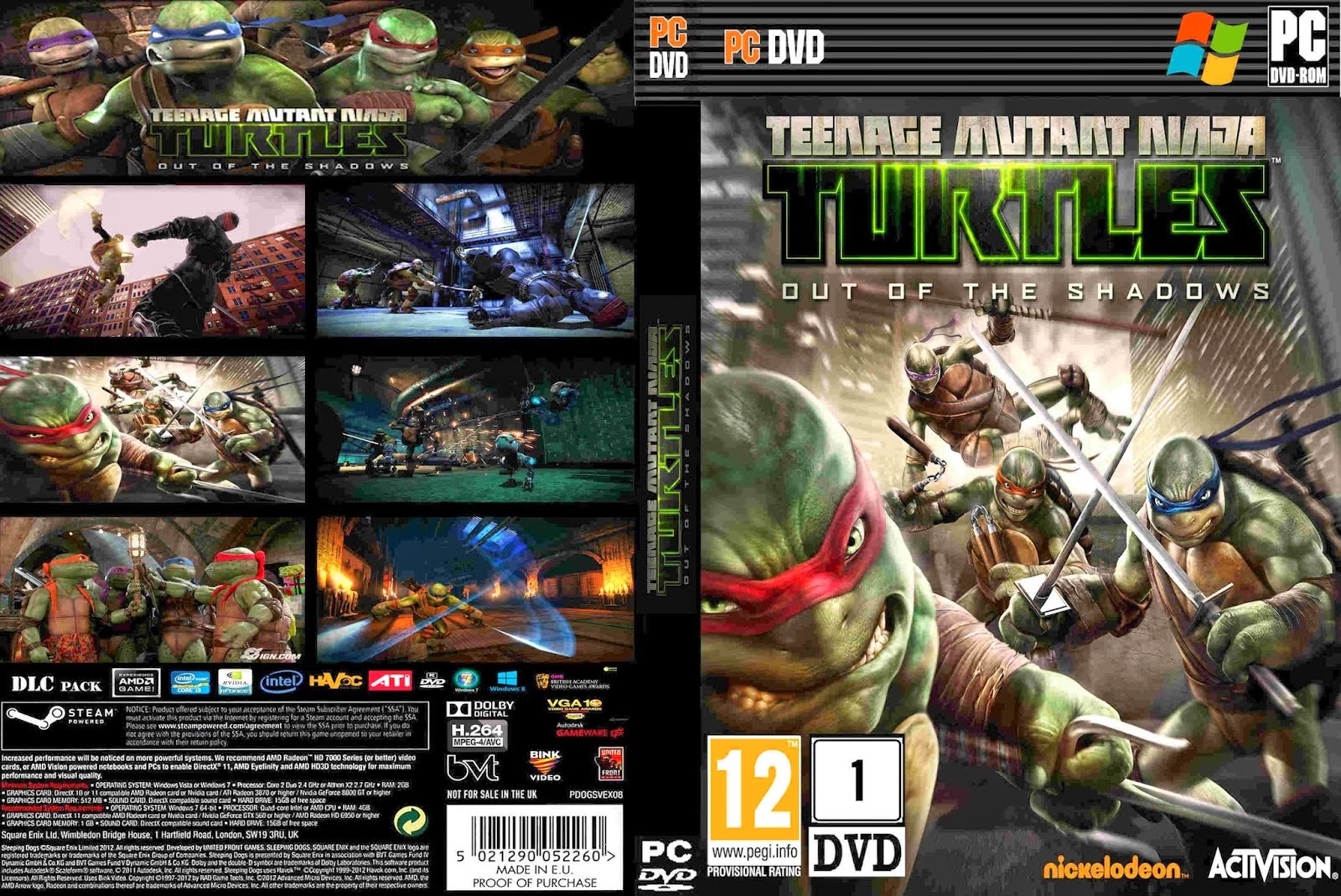 Tmnt out of the shadows стим фото 5