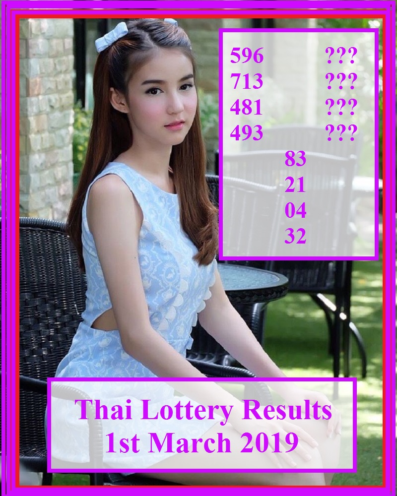 Thailand Lottery Results 16th March 2019 / 16.03.2019 Thailand News