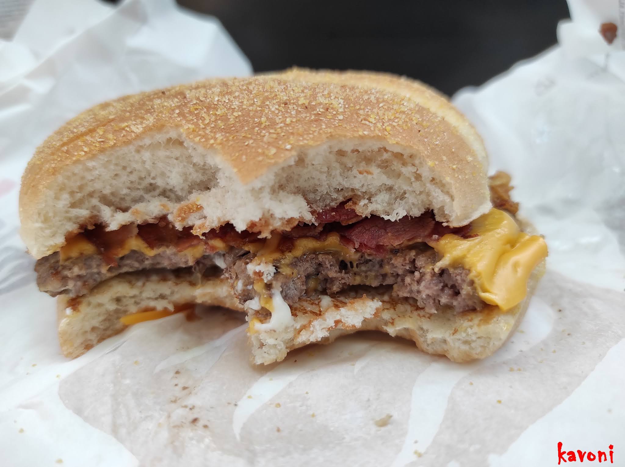 kavoniho žrádlo Steakhouse Bacon King, Burger King