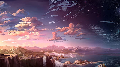 Beautiful Anime painting landscape