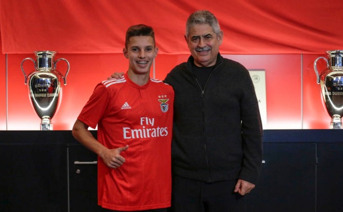 Benfica Tiago Dantas Formação Benfica Tiago Dantas Formação