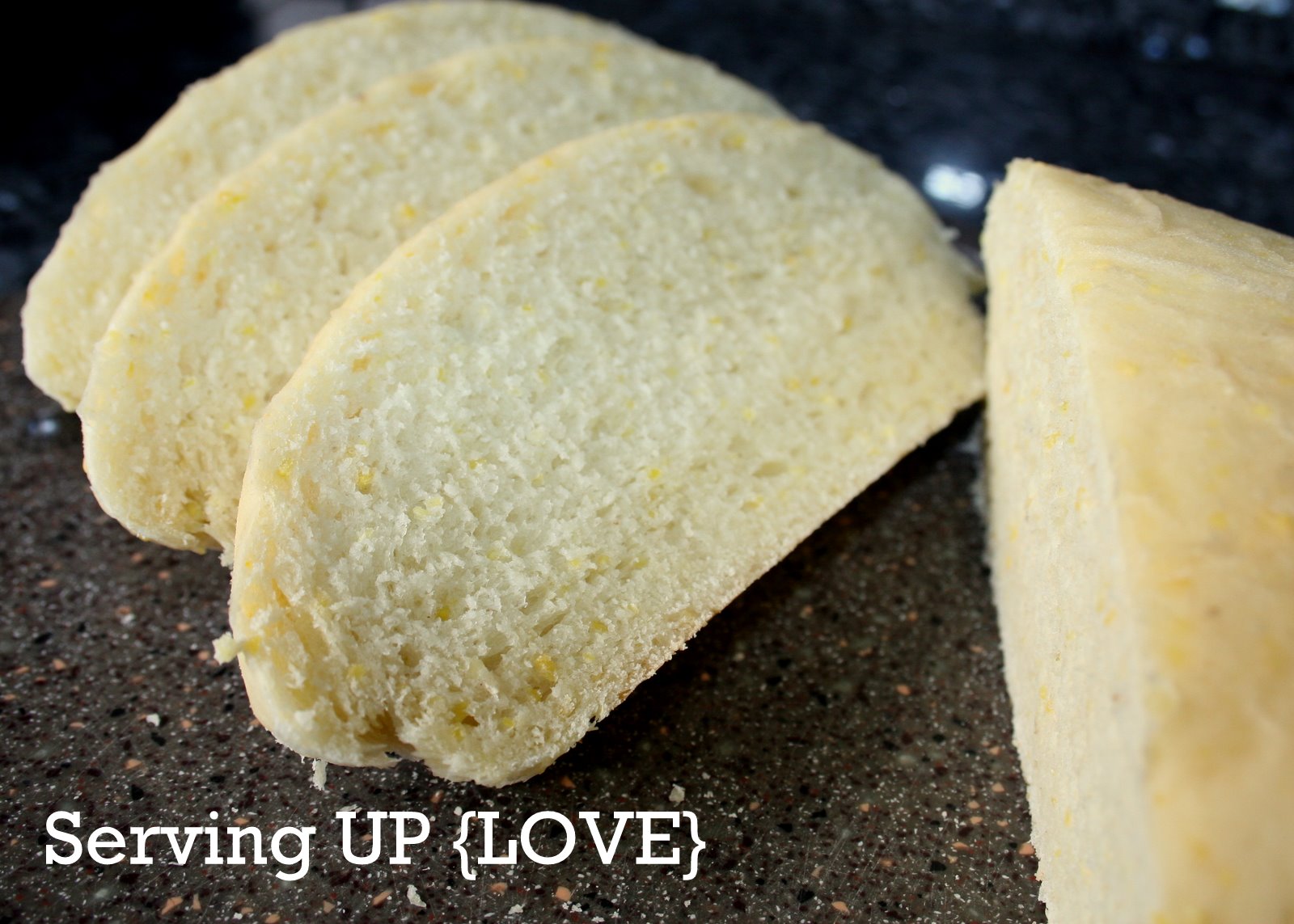 Katherine's Kitchen Serving Up {Bread} Polenta Bread