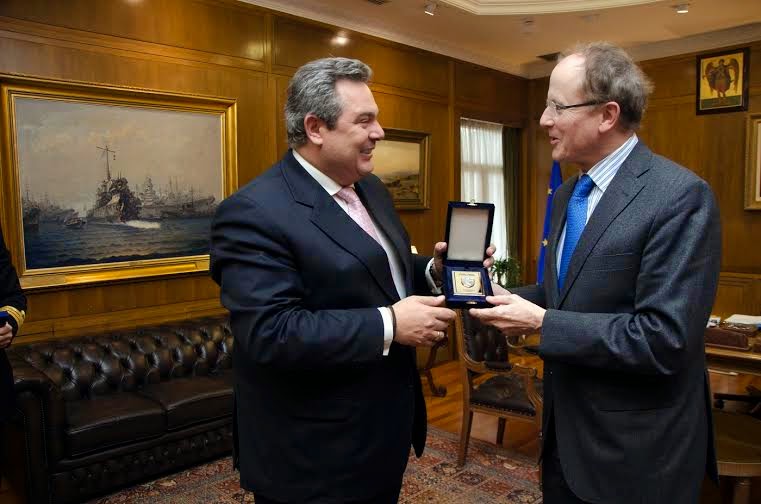 Συναντήσεις ΥΕΘΑ Πάνου Καμμένου με τον Πρέσβη της Γαλλίας στην Ελλάδα κ