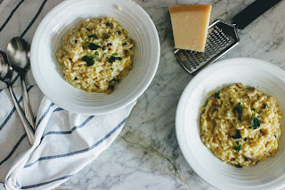 RISOTTO CON CHAMPIÑONES AL AROMA DE AZAFRÁN