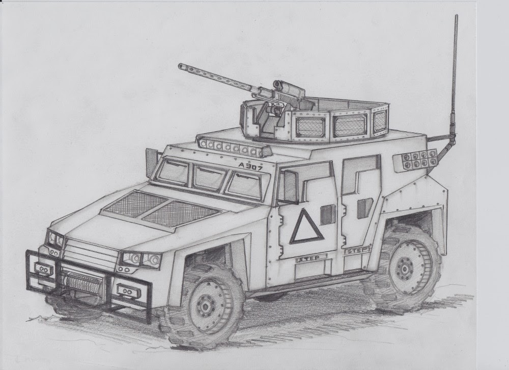 Как нарисовать военную базу