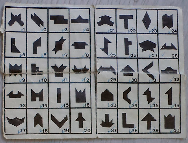 40 tangram puzzles