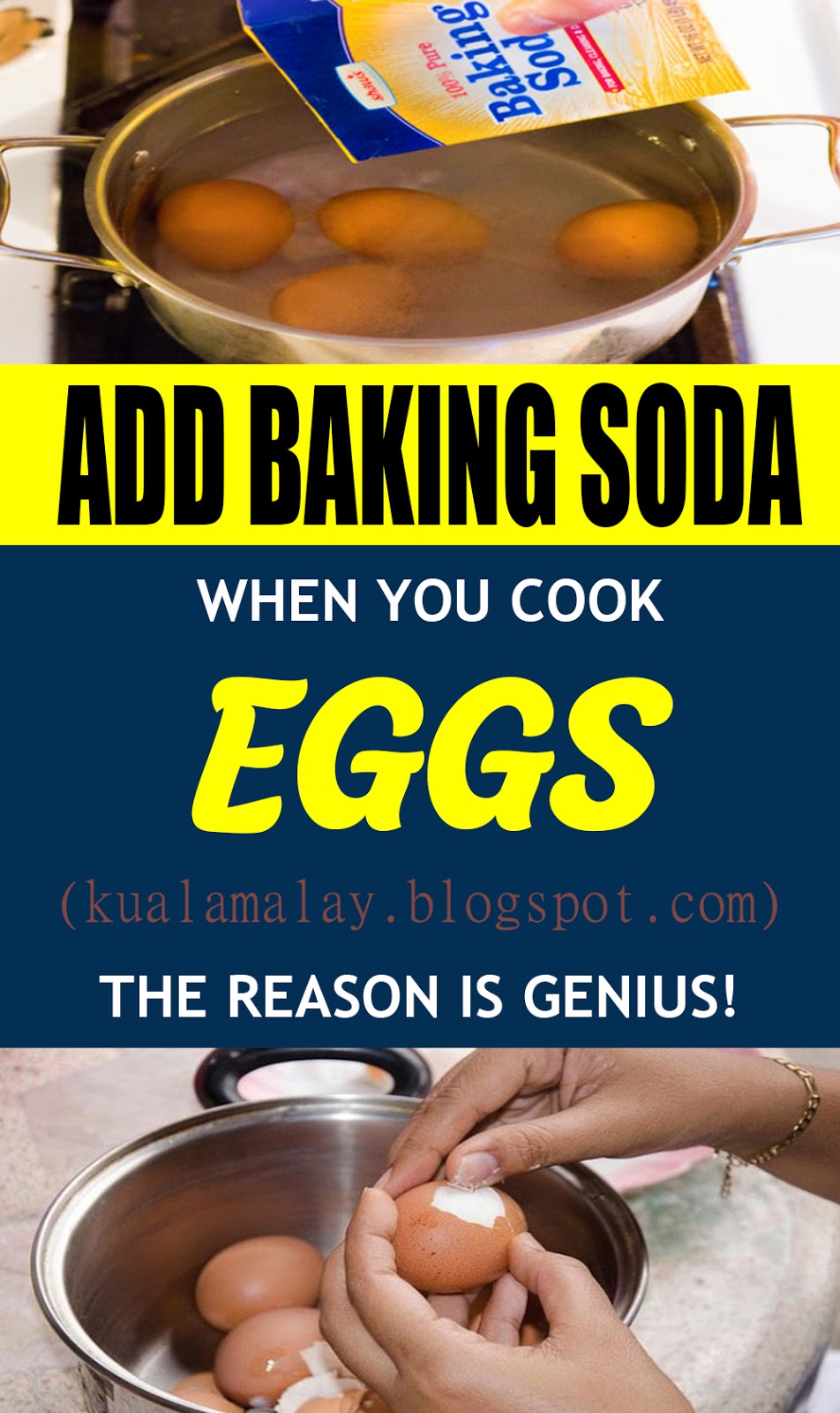 Add Baking Soda When You Cook Eggs The Reason Is Genius! HEALTH and