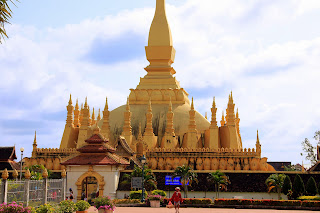 Pha That Luang Tempel in Vientiane