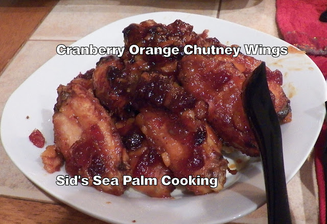 Cranberry Orange Chutney Wings